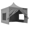 10x10 FT Pop up Canopy with Removable Sidewalls, Instant Canopies Portable Gazebo & Wheeled Bag, UV Resistant Waterproof, Enclosed Canopy Tent for Outdoor Events, Patio, Backyard, Party, Camping - Image 19