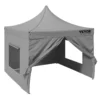 10x10 FT Pop up Canopy with Removable Sidewalls, Instant Canopies Portable Gazebo & Wheeled Bag, UV Resistant Waterproof, Enclosed Canopy Tent for Outdoor Events, Patio, Backyard, Party, Camping - Image 21