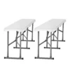 6FT Plastic Folding Bench Portable Outdoor Bench for Picnic Camping 2 Pack - Image 9