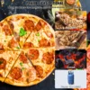 12" Outdoor Pizza Oven Portable Pellet/Gas Pizza Oven Foldable for Camping - Image 2