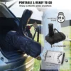 12" Outdoor Pizza Oven Portable Pellet/Gas Pizza Oven Foldable for Camping - Image 3