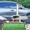 12" Outdoor Pizza Oven Portable Pellet/Gas Pizza Oven Foldable for Camping - Image 7