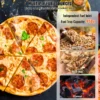 12" Outdoor Pizza Oven Portable Wood Pellet Pizza Oven Camping w/ Rotation - Image 2