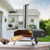 12" Outdoor Pizza Oven Portable Wood Pellet Pizza Oven Camping w/ Rotation - Image 7
