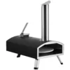 12" Outdoor Pizza Oven Portable Wood Pellet Pizza Oven Camping w/ Rotation - Image 9