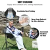 Camping Chair Hammock Chair 300 lbs Load Capacity Hammock Folding Chair - Image 4