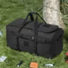 Tactical Duffle Bag 100L Gym Bag Duffle with Molle Design and Multi-mesh Bag, for workouts, cycling, gym sessions, yoga, beach trips, swimming pools, hunting, hiking, camping, practice days, weekend getaways, and many outdoor activities. - Image 7