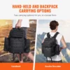 Tactical Backpack 25L Military Backpack with Molle Mode & 3 Compartments,Military Tactical Backpack For Men Molle Daypack 3 Day Bug Out Bag Hiking Rucksack With Bottle Holder - Image 3