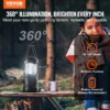LED Camping Lanterns Collapsible Battery Powered Camping Lights Set of 4