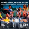 LED Camping Lanterns Collapsible Battery Powered Camping Lights Set of 4 - Image 4