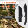 Hunting Knife and Hatchet Axe Combo Set Sheath Fixed Blade Knife Camping - Image 2
