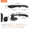 Hunting Knife and Hatchet Axe Combo Set Sheath Fixed Blade Knife Camping - Image 6