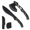 Hunting Knife and Hatchet Axe Combo Set Sheath Fixed Blade Knife Camping - Image 8
