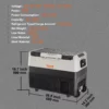 Car Refrigerator, 12 Volt Car Refrigerator Fridge, 48 QT/45 L Dual Zone Portable Freezer, -4-50 Adjustable Range, 12/24V DC and 100-240V AC Compressor Cooler for Outdoor, Camping, Travel, RV - Image 16