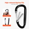 Caribeaner Clip Spring Snap Hook Keyring Camping Sports Karabiner 10 PCS - Image 2
