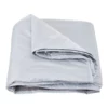 Camping Blanket 79" x 59" Wearable Warm Stadium Blanket Outdoor Light Grey - Image 8