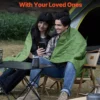 Camping Blanket 82" x 55" Warm Stadium Blanket 330GSM Outdoor Travel - Image 3