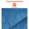 Camping Blanket 75" x 52" Wearable Warm Stadium Blanket Outdoor Printed - Image 2
