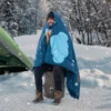 Camping Blanket 75" x 52" Wearable Warm Stadium Blanket Outdoor Printed - Image 7