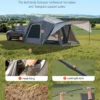 SUV Camping Tent Outdoor SUV Tent with Awning Waterproof for 5-8 Person