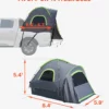 Truck Tent 6.4-6.7ft Waterproof PU2000 Truck Bed Camping Tent 2-3 Person - Image 2