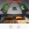 Truck Tent 5.5-6.0ft Waterproof PU2000 Truck Bed Camping Tent 2-3 Person