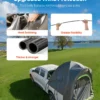 Truck Tent 5.5-6.0ft Waterproof PU2000 Truck Bed Camping Tent 2-3 Person - Image 3