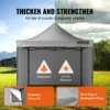 10x10 FT Pop up Canopy with Removable Sidewalls, Instant Canopies Portable Gazebo & Wheeled Bag, UV Resistant Waterproof, Enclosed Canopy Tent for Outdoor Events, Patio, Backyard, Party, Camping - Image 23