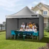 10x10 FT Pop up Canopy with Removable Sidewalls, Instant Canopies Portable Gazebo & Wheeled Bag, UV Resistant Waterproof, Enclosed Canopy Tent for Outdoor Events, Patio, Backyard, Party, Camping - Image 28