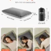 Camping Pillow Lightweight Portable Travel Pillow Memory Foam & Washable Cover - Image 3