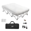 Air Mattress with Frame & Pump 2 Person Blow Up Camping Mattress 600lbs - Image 8