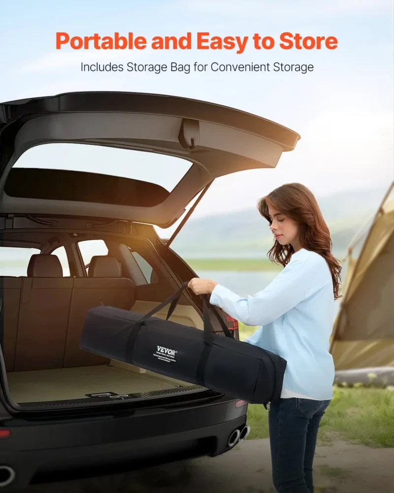Air Mattress with Frame & Pump 1 Person Blow Up Camping Mattress 300lbs - Image 5