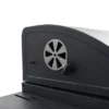 Charcoal-Fueled BBQ Grill with Bottom Shelf Black - Image 10