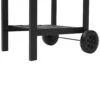 Charcoal-Fueled BBQ Grill with Bottom Shelf Black - Image 12