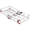 49.4 x 22.4 x 7.1 in Hitch Cargo Carrier, 500lbs Loading Capacity Trailer Hitch Mounted Cargo Basket, Rust-proof Aluminum Luggage Carrier Rack Fits 2" Hitch Receiver for SUV Truck Pickup Camping - Image 8