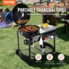 21 inch Kettle Charcoal Grill BBQ Portable Grill with Cart Outdoor Cooking