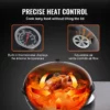 21 inch Kettle Charcoal Grill BBQ Portable Grill with Cart Outdoor Cooking - Image 3