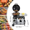 21 inch Kettle Charcoal Grill BBQ Portable Grill with Cart Outdoor Cooking - Image 6