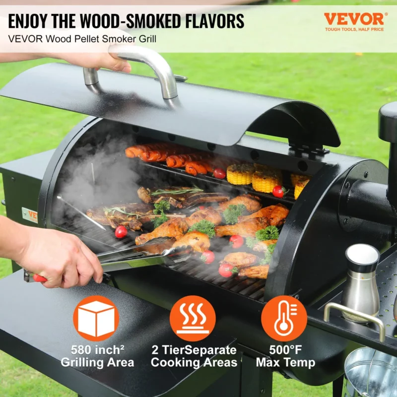 53" Heavy Duty Charcoal Grill BBQ Portable Grill with Cart Outdoor Cooking