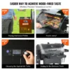 53" Heavy Duty Charcoal Grill BBQ Portable Grill with Cart Outdoor Cooking - Image 4