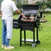53" Heavy Duty Charcoal Grill BBQ Portable Grill with Cart Outdoor Cooking - Image 7