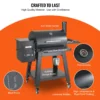 53" Heavy Duty Charcoal Grill BBQ Portable Grill with Cart Outdoor Cooking - Image 5