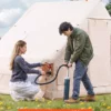Inflatable Tent for Camping 3-5 Person Glamping Tent with Pump Easy Set up