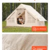 Inflatable Tent for Camping 3-5 Person Glamping Tent with Pump Easy Set up - Image 3