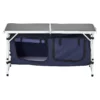 Camping Kitchen Table Folding Portable Cook Station 3 Adjustable Height Aluminum - Image 8