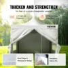 10x10 FT Pop up Canopy with Removable Sidewalls, Instant Canopies Portable Gazebo & Wheeled Bag, UV Resistant Waterproof, Enclosed Canopy Tent for Outdoor Events, Patio, Backyard, Party, Camping - Image 3