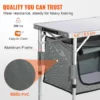 Camping Kitchen Table, Quick set-up Folding Camping Table, 3 Adjustable Heights, MDF Camping Table, Ideal for Outdoor Picnics, BBQs, Camping, RV Traveling - Image 4