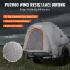 Truck Bed Tent, 5.5'-6' Pickup Truck Tent with Rain Layer and Carry Bag, Waterproof PU2000mm Double Layer Truck Tent for Camping, Accommodate 2-3 Person, for Camping Traveling Outdoor Activities - Image 3