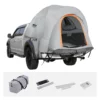 Truck Bed Tent, 5.5'-6' Pickup Truck Tent with Rain Layer and Carry Bag, Waterproof PU2000mm Double Layer Truck Tent for Camping, Accommodate 2-3 Person, for Camping Traveling Outdoor Activities - Image 9