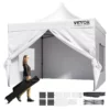 10x10 FT Pop up Canopy with Removable Sidewalls, Instant Canopies Portable Gazebo & Wheeled Bag, UV Resistant Waterproof, Enclosed Canopy Tent for Outdoor Events, Patio, Backyard, Party, Camping - Image 12